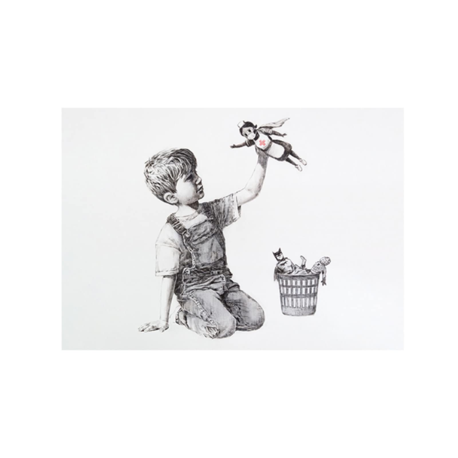 Amazon.com: XIANGPEIFBH Banksy Game Changer Nurse Tribute Canvas